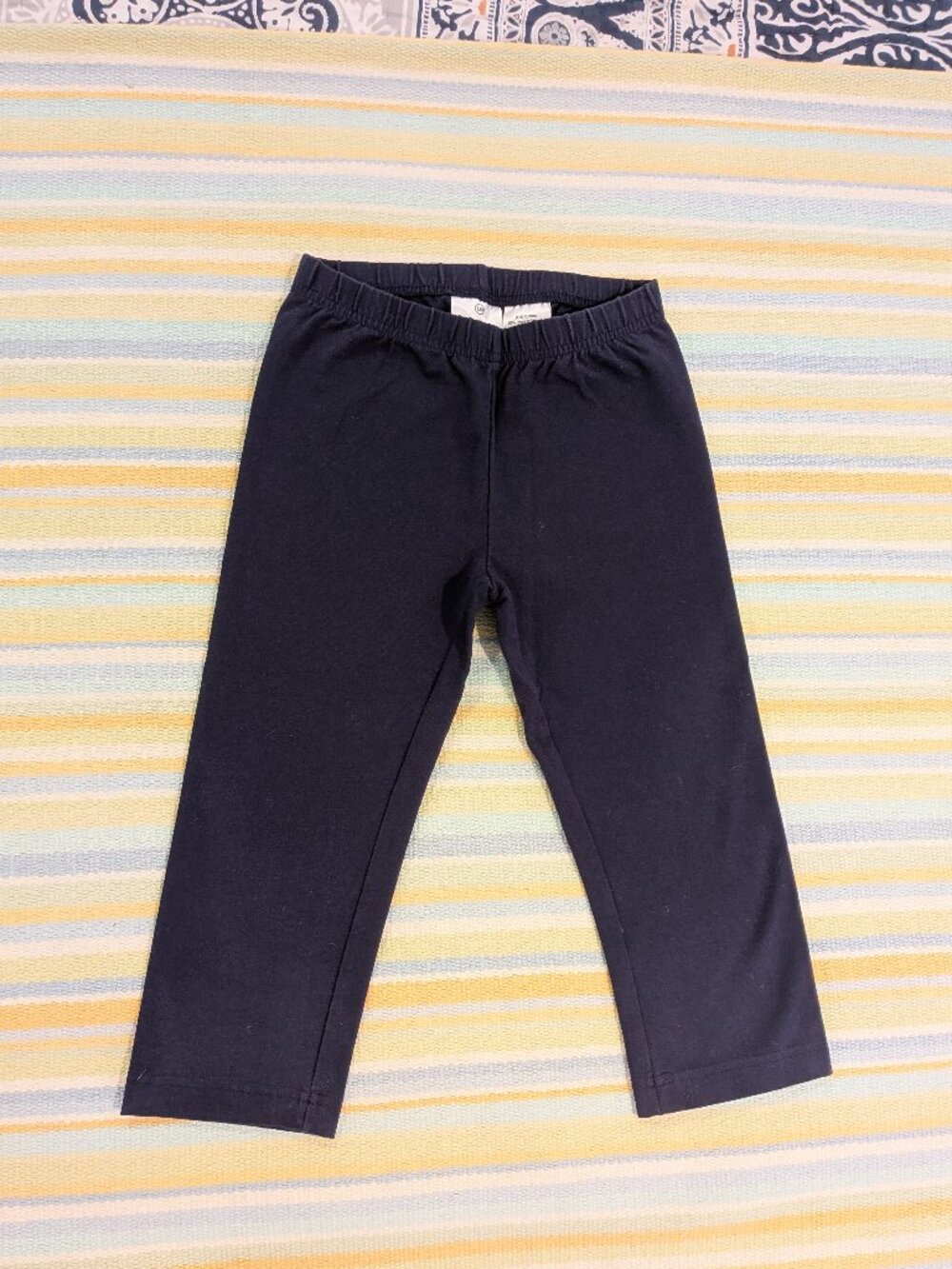 ⭐ Hanna Andersson navy cropped leggings size 8